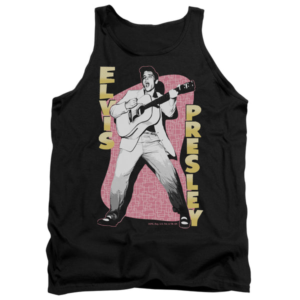 Elvis Presley - Pink Rock Adult Tank Top