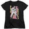 Elvis Presley - Pink Rock Women's Short Sleeve