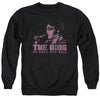 Elvis Presley - The King Adult Crewneck Sweatshirt