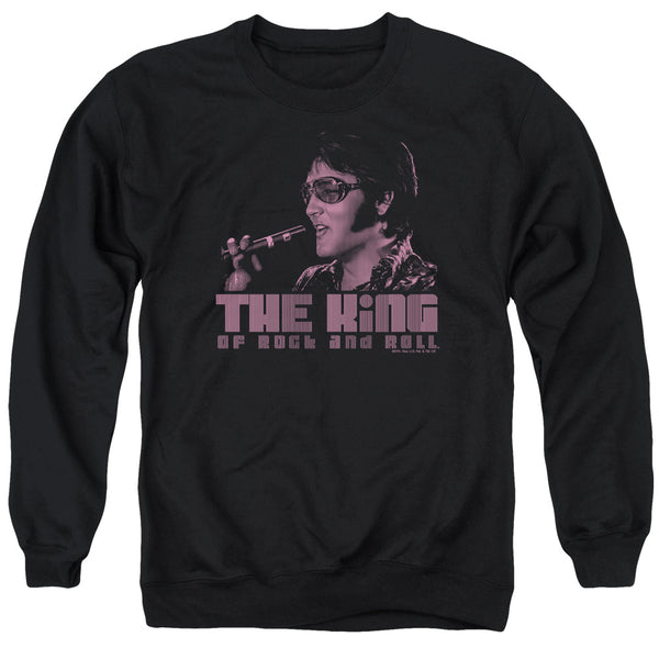 Elvis Presley - The King Adult Crewneck Sweatshirt