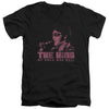 Elvis Presley - The King Adult Slim Fit V Neck Cotton