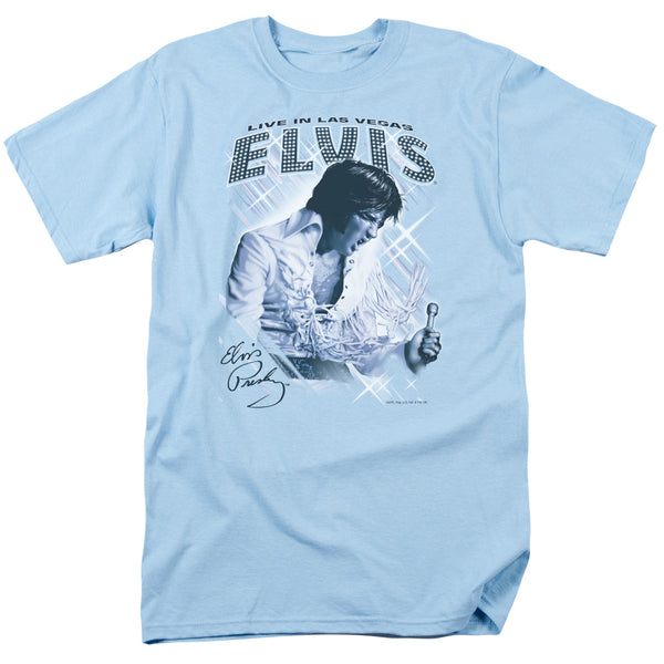 Elvis Presley - Blue Vegas Adult Regular Fit Short Sleeve