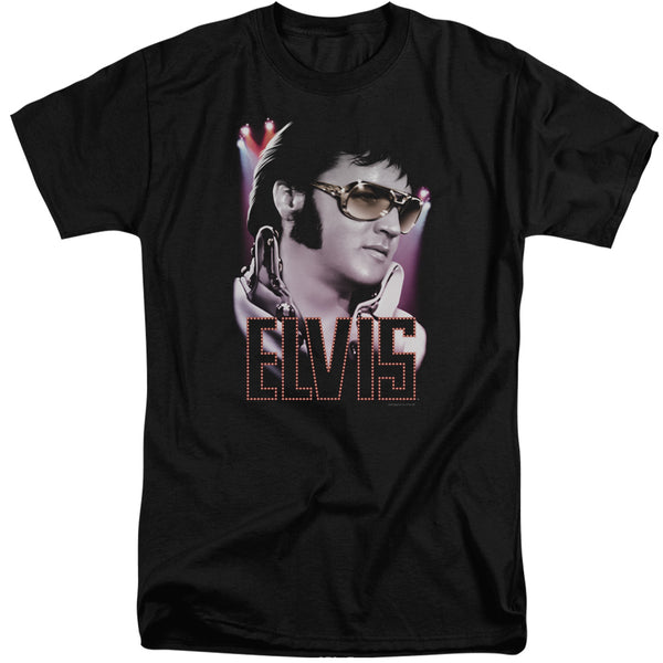 Elvis Presley - 70S Star Adult Tall Fit Short Sleeve