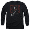 Elvis Presley - Red Guitarman Adult Long Sleeve