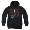 Elvis Presley - Red Guitarman Youth Hooded Sweatshirt