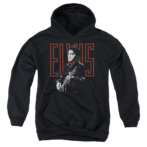 Elvis Presley - Red Guitarman Youth Hooded Sweatshirt