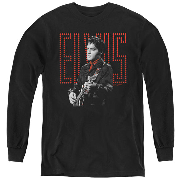 Elvis Presley - Red Guitarman L - S Youth