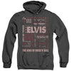 Elvis Presley - Whole Lotta Type Adult Heather Hoodie