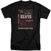Elvis Presley - Whole Lotta Type Adult Tall Fit Short Sleeve