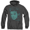Elvis Presley - Young Dots Adult Heather Hoodie