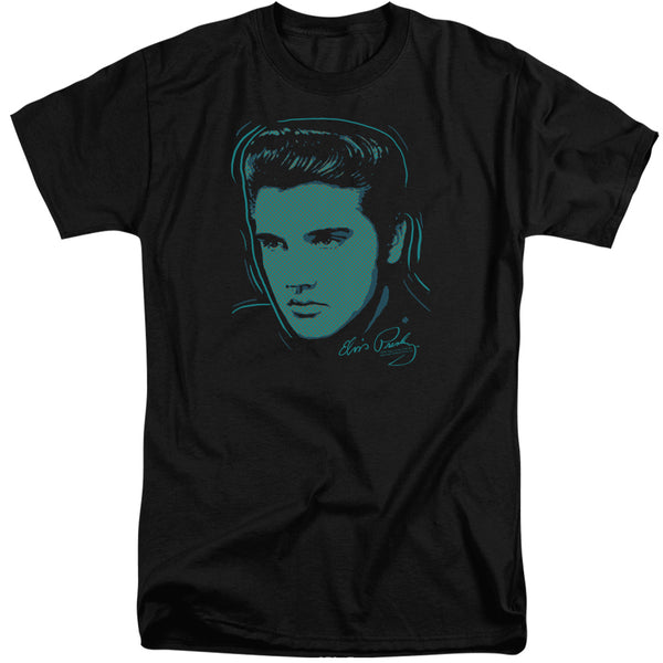 Elvis Presley - Young Dots Adult Tall Fit Short Sleeve