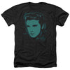 Elvis Presley - Young Dots Adult Regular Fit Heather Short Sleeve