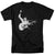 Elvis Presley - Black&White Guitarman Adult Regular Fit Short Sleeve