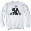 Elvis Presley - Blue Suede Adult Crewneck Sweatshirt