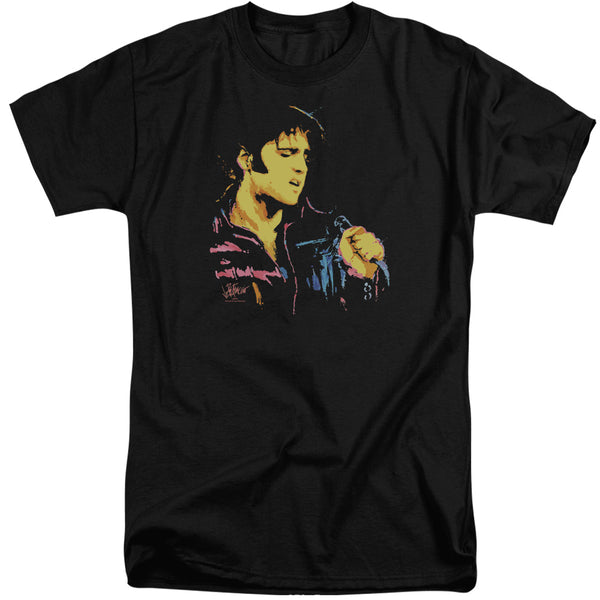 Elvis Presley - Neon Elvis Adult Tall Fit Short Sleeve