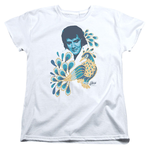 Elvis Presley - Peacock Women's Short Sleeve