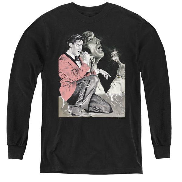 Elvis Presley - Rock N Roll Smoke L - S Youth