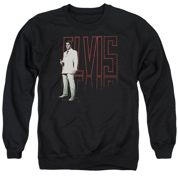 Elvis Presley - White Suit Adult Crewneck Sweatshirt