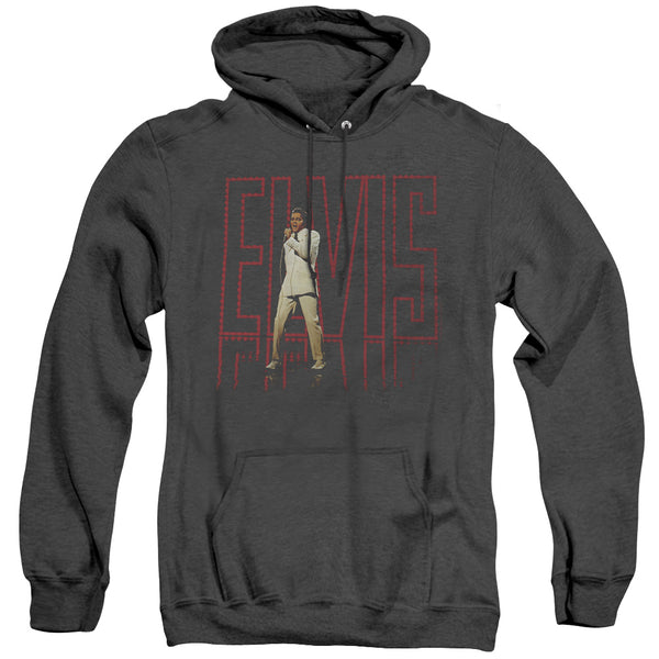 Elvis Presley - Elvis 68 Album Adult Heather Hoodie