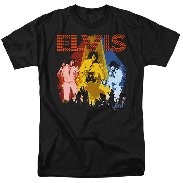 Elvis Presley - Vegas Remembered Adult Regular Fit Short Sleeve
