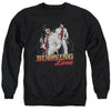 Elvis Presley - Burning Love Adult Crewneck Sweatshirt