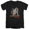 Elvis Presley - Burning Love Adult Slim Fit V Neck Cotton