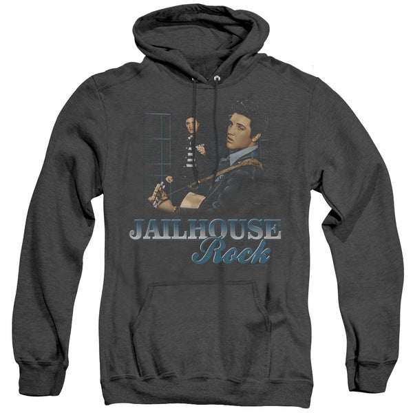 Elvis Presley - Jailhouse Rock Adult Heather Hoodie