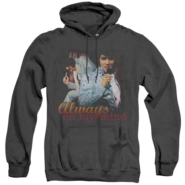 Elvis Presley - Always On My Mind Adult Heather Hoodie