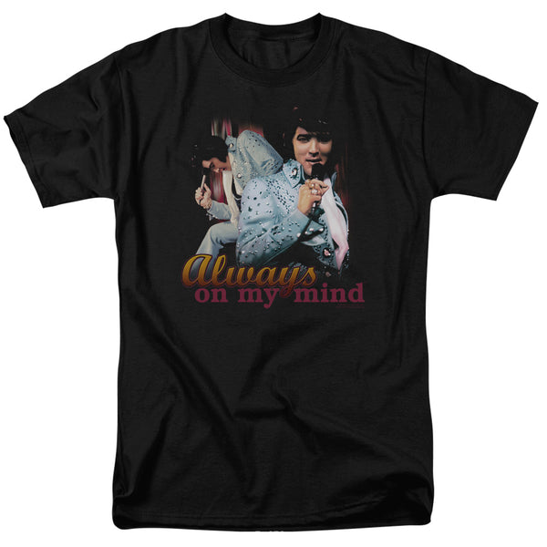 Elvis Presley - Always On My Mind Adult Regular Fit Short Sleeve