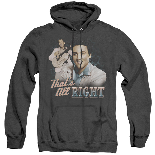Elvis Presley - Thats All Right Adult Heather Hoodie