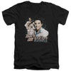 Elvis Presley - Thats All Right Adult Slim Fit V Neck Cotton