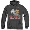Elvis Presley - Trouble Adult Heather Hoodie