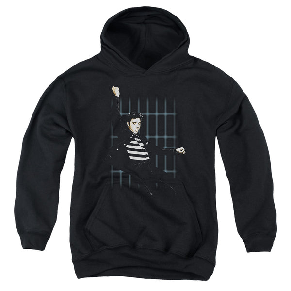 Elvis Presley - Blue Bars Youth Hooded Sweatshirt