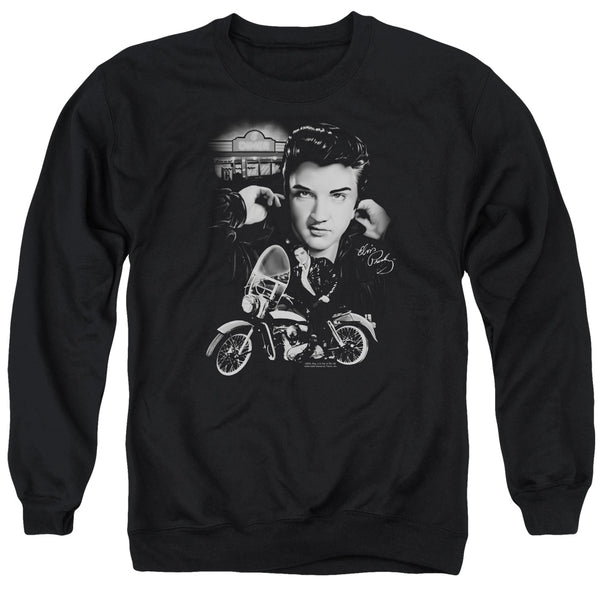 Elvis Presley - The King Rides Again Adult Crewneck Sweatshirt