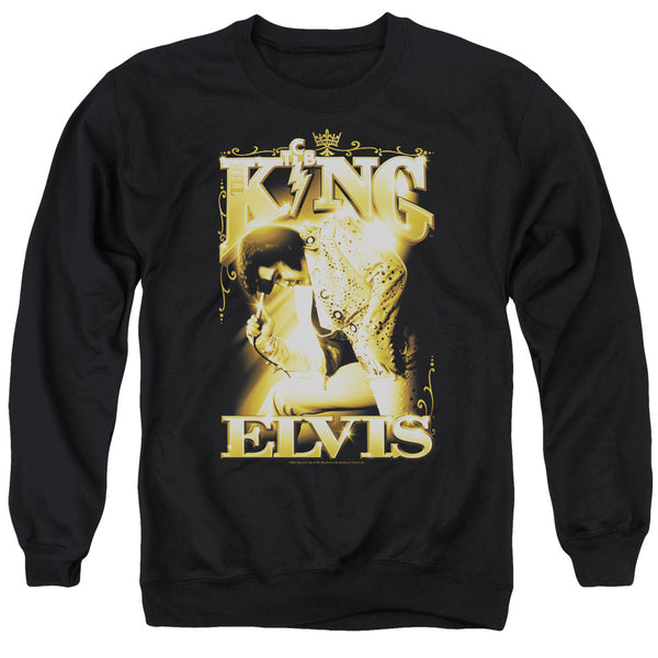 Elvis Presley - The King Adult Crewneck Sweatshirt