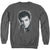 Elvis Presley - Grey Portrait Adult Crewneck Sweatshirt