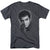 Elvis Presley - Grey Portrait Adult Regular Fit Short Sleeve