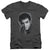 Elvis Presley - Grey Portrait Adult Slim Fit V Neck Cotton
