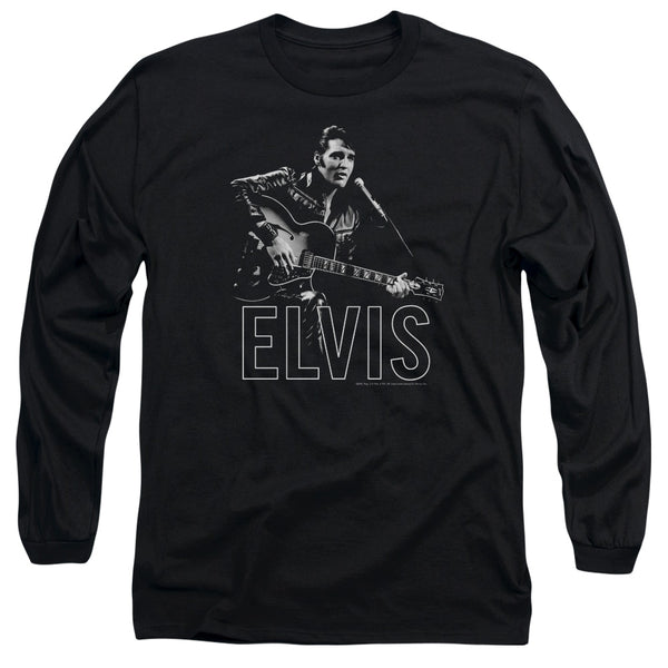 Elvis Presley - Guitar In Hand Adult Long Sleeve