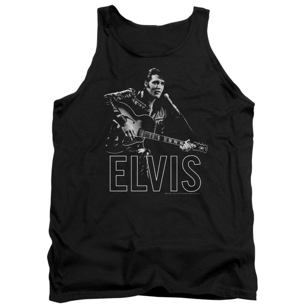 Elvis Presley - Guitar In Hand Adult Tank Top