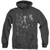 Elvis Presley - Leathered Adult Heather Hoodie