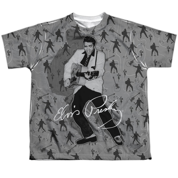 Elvis Presley - Rockin All Over Youth Short Sleeve 100% Poly