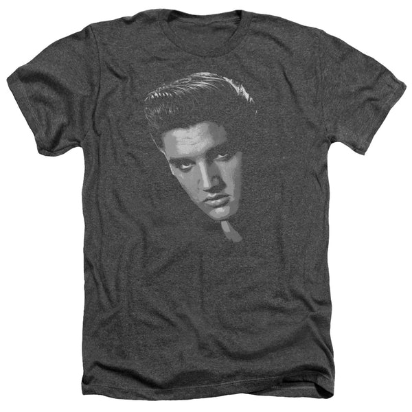 Elvis Presley - American Idol Adult Regular Fit Heather Short Sleeve