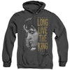 Elvis Presley - Long Live The King Adult Heather Hoodie