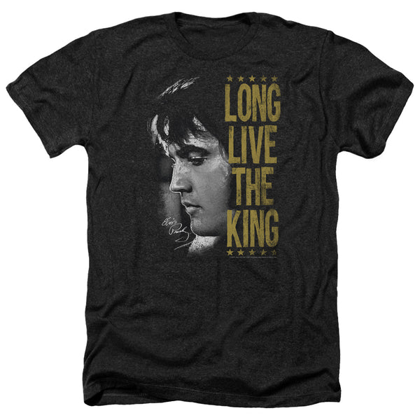 Elvis Presley - Long Live The King Adult Regular Fit Heather Short Sleeve