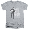 Elvis Presley - In Person Adult Slim Fit V Neck Cotton