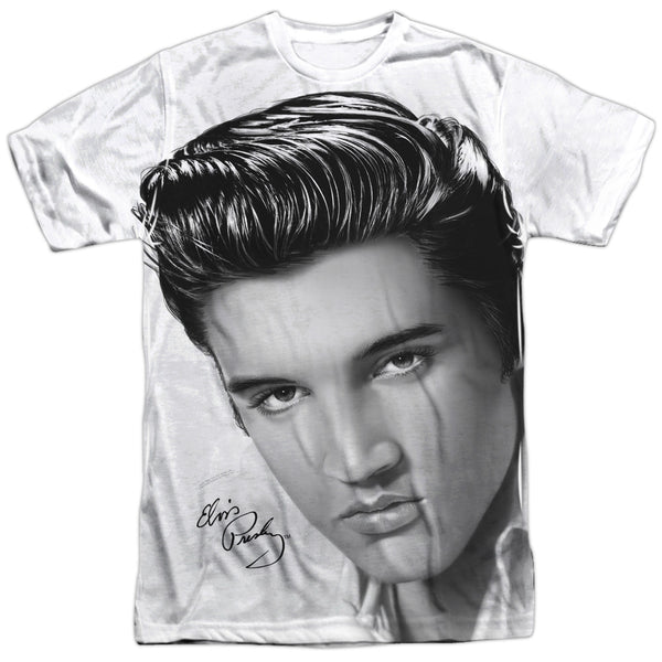 Elvis Presley - Stare 2 Adult Regular Fit Short Sleeve 100% Poly
