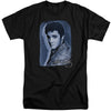 Elvis Presley - Overlay Adult Tall Fit Short Sleeve