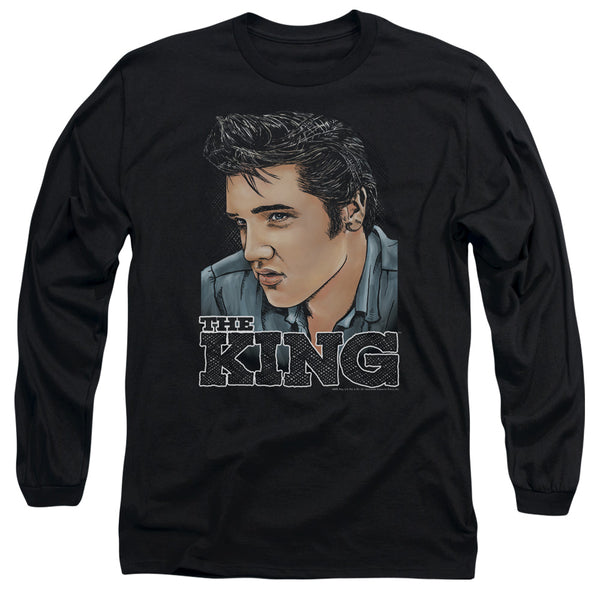 Elvis Presley - Graphic King Adult Long Sleeve