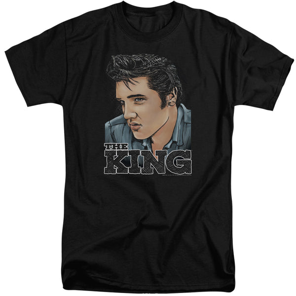 Elvis Presley - Graphic King Adult Tall Fit Short Sleeve